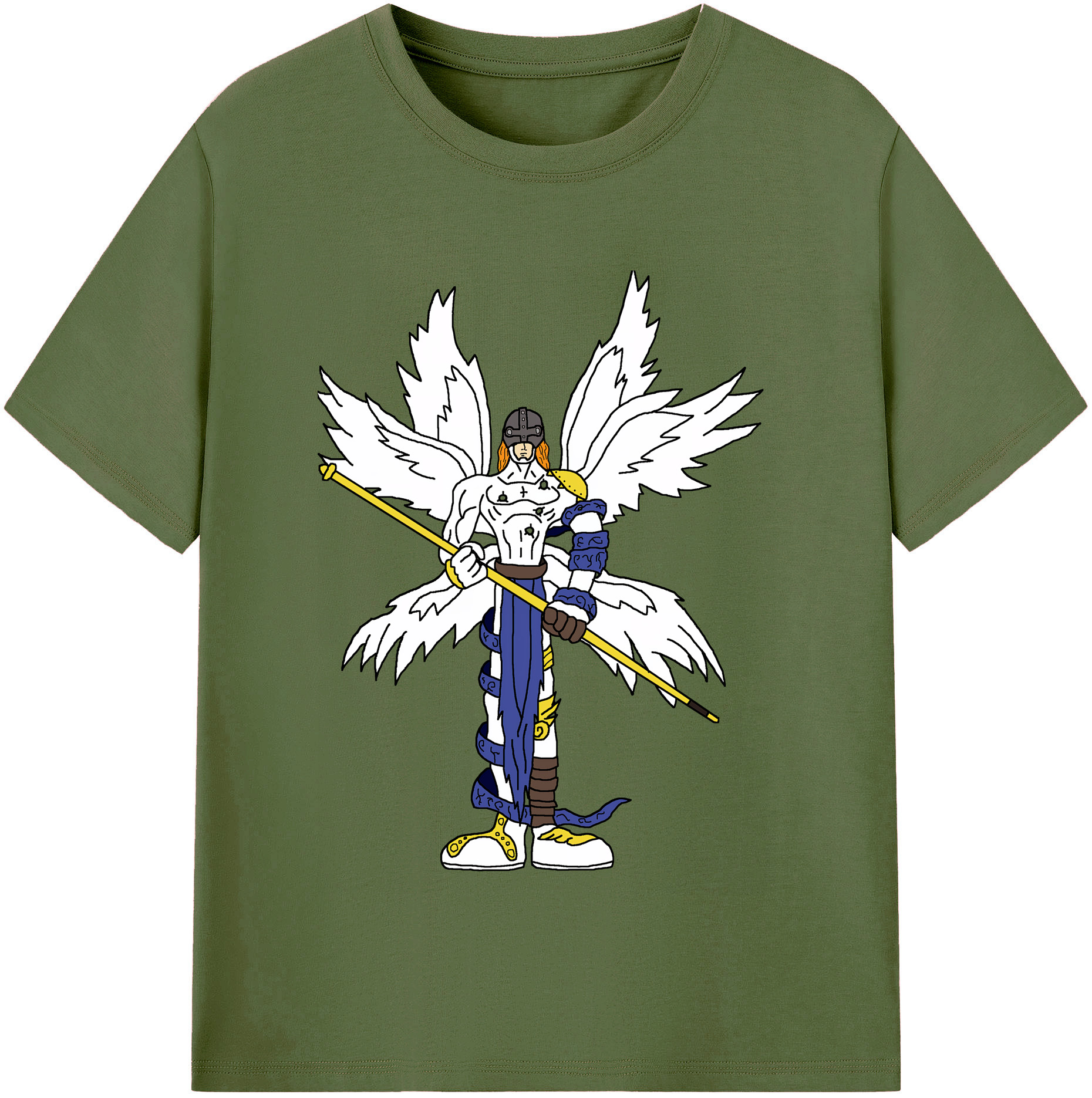 （画像用） Digimon デジタルモンスター/デジモン 綿100％半袖Tシャツ（フロントプリント）